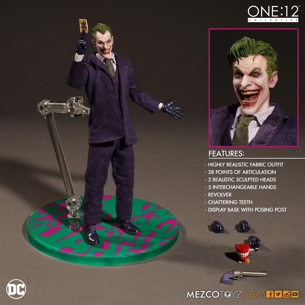 DC Joker Action Figure One12 Collective/ Comics 1/12
