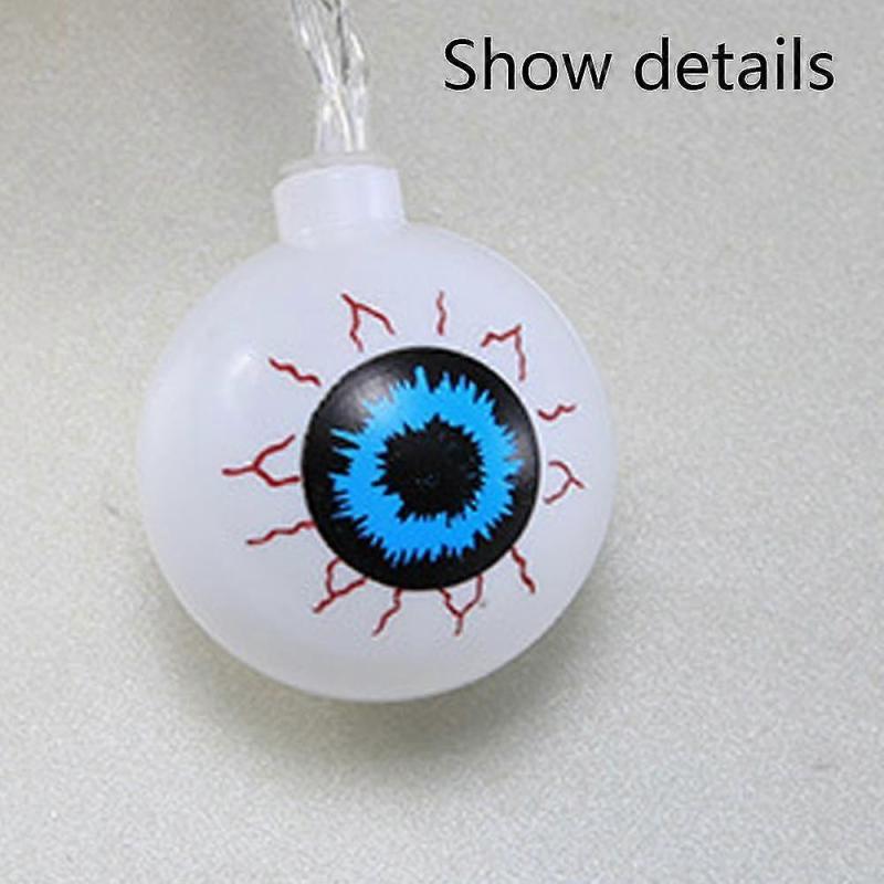 Halloween String Lights, Halloween Decoration Scary Halloween For Party, Yard, Garden Decorations-ghost eye-3 meters 20 lights
