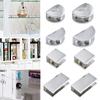 Hardware Furniture Accessories Shelf Holder Support Glass Clamp Panel Bracket Shelves Clips