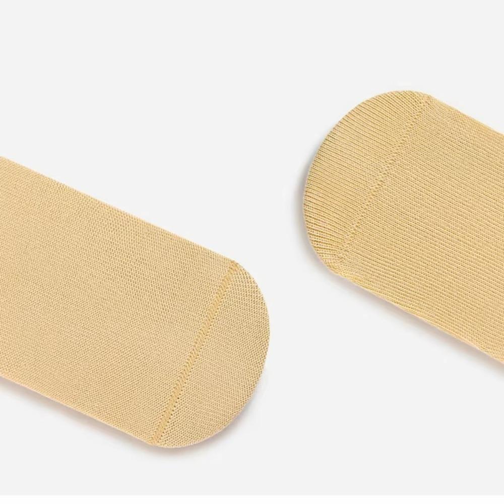 Дышащие носки для малышей без косточек средней длины, новые однотонные полосатые гольфы для детей