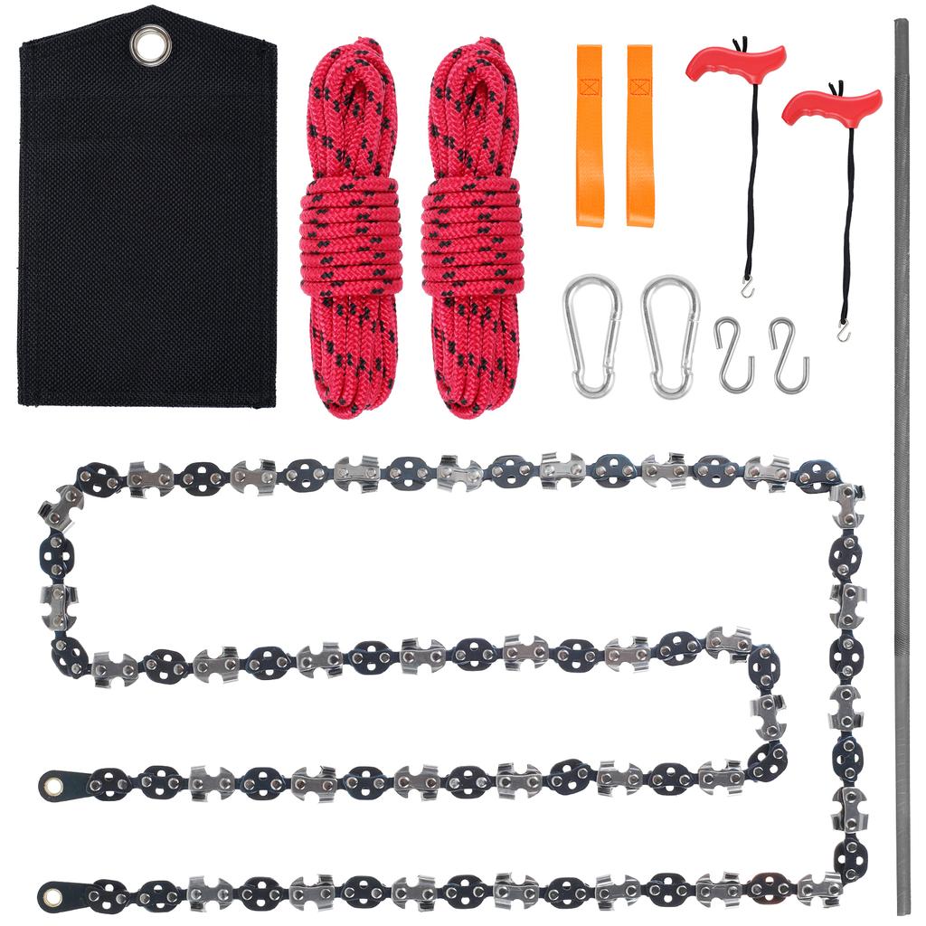 1 комплект 53-дюймовая ручная веревочная пила, острая ручная пила для веток деревьев с 68 зубьями, складная карманная веревочная пила, инструменты для резки деревьев