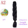 MISS WIG Ombre Oversized Hazelnut Hair 24" 100g Synthetic Crochet Braid Hair Extension Fiber
