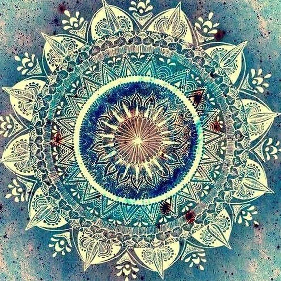 Алмазная картина Мандала Полная вышивка квадратная алмазная вышивка Цветочная вышивка Мозаика из бисера 5D DIY Искусство Декор стены