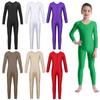 Kids Girls Ballet Gymnastics Leotard Dance Long Sleeves Jumpsuit Bodysuit Dancewear Kids Full Body Unitard