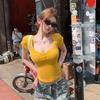 Korean Style Slim Fit Short Sleeve T-shirt - Sexy Summer Crop Top for Women