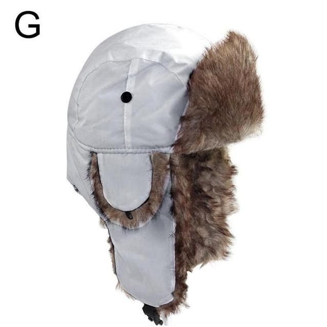 Mens Women Unisex Warm Trapper Aviator Trooper Earflap Winter Flaps Ski Hat Hats New Unisex Trapper Bomber