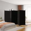 VidaXL Room Divider 5 Panels Folding Room Separator Privacy Screen Partition Living Room Decoration Black 350269