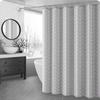 180CM Patterned Shower Curtain PEVA Waterproof Shower Curtain New Modern Bathroom Partition Curtain with Hook Bathroom Decoratio