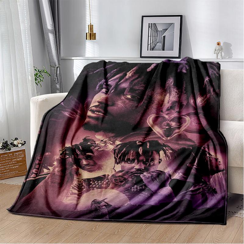 3D Print Juice WRLD 999 Legend Rapper Album Blanket,Soft Throw Blanket for Home Bedroom Bed Sofa Travel Picnic Cover Kid Gift