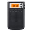 AM/FM Weather Alert Radio, Portable NOAA Radio with Best Reception, LCD Display,Earphone Jack,Time Setting Pocket Radio for Home,Walking,Running