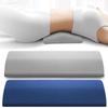 Comfort Bolster Pillow for Back Memory Foam Cotton Cover Lumbar Support Pillow for Semi Roll Pillow