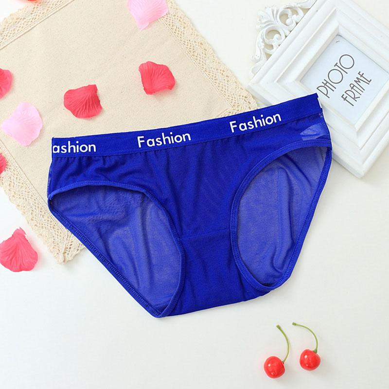 Сексуальные трусики для женщин, бесшовные трусы ikule, прозрачное нижнее белье из сетчатой ​​пряжи с низкой талией N04