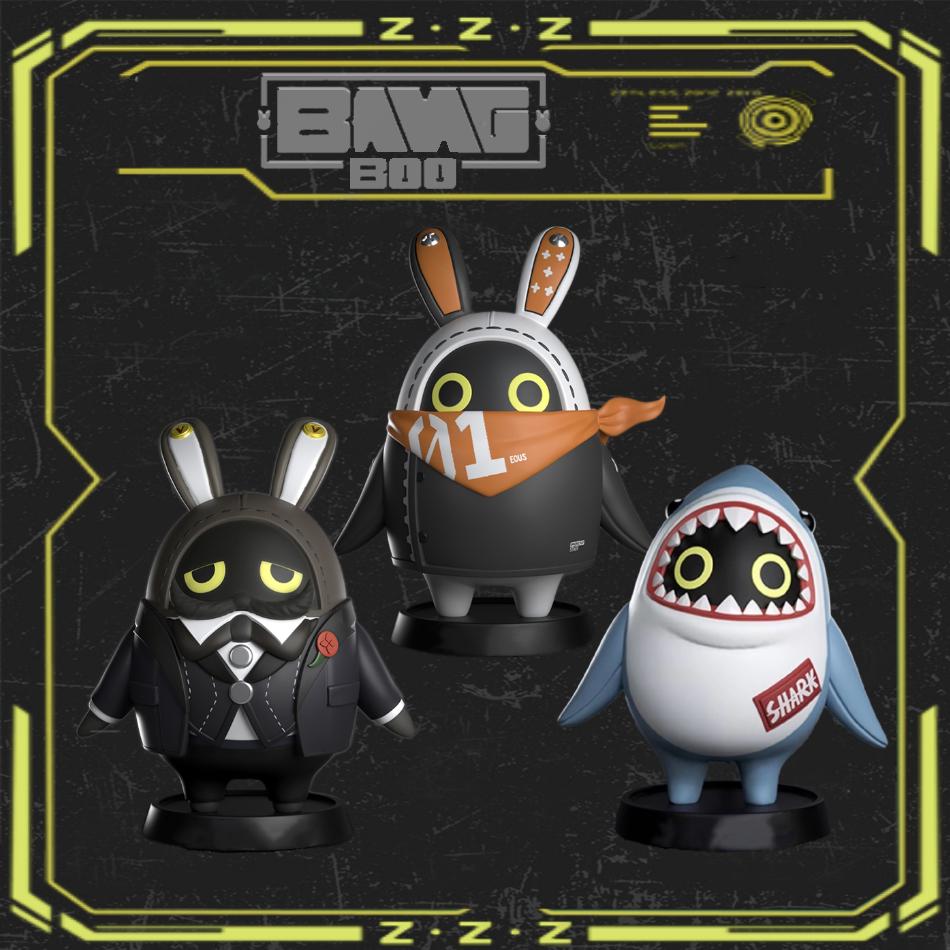 Игра Zenless Zone Zero Аниме Фигурка Игрушка Bangboo EOUS Sharkboo Amillion Милые Мультяшные Аксессуары ПВХ Коллекция Декор Модель Игрушки