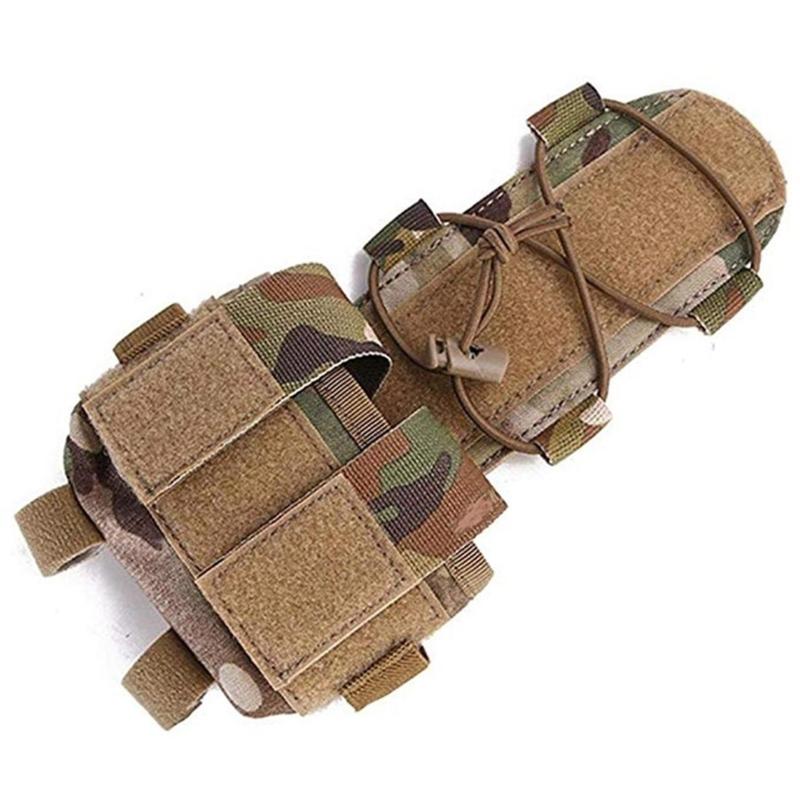 Тактический чехол для быстрого шлема, съемный чехол для батареи MK2, шлем для страйкбола, охотничий камуфляж, военные боевые сумки с противовесом NVG