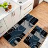 1Pcs Geometry Pattern Floor Mat Modern Kitchen Polyester Rug Non-Slip Colorful Indoor Carpet, For Home Bathroom Bedroom Living Room Decor