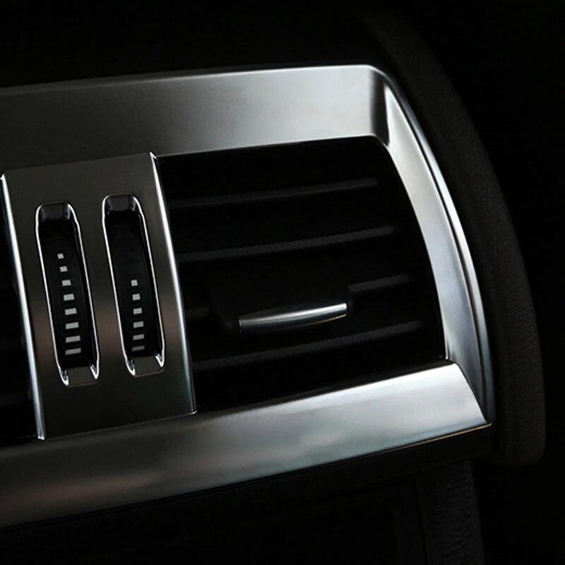 Салон автомобиля задний выход кондиционера вентиляционная рамка крышка наклейка украшения аксессуары для BMW X5 F15 X6 F16 2014 2015 2016