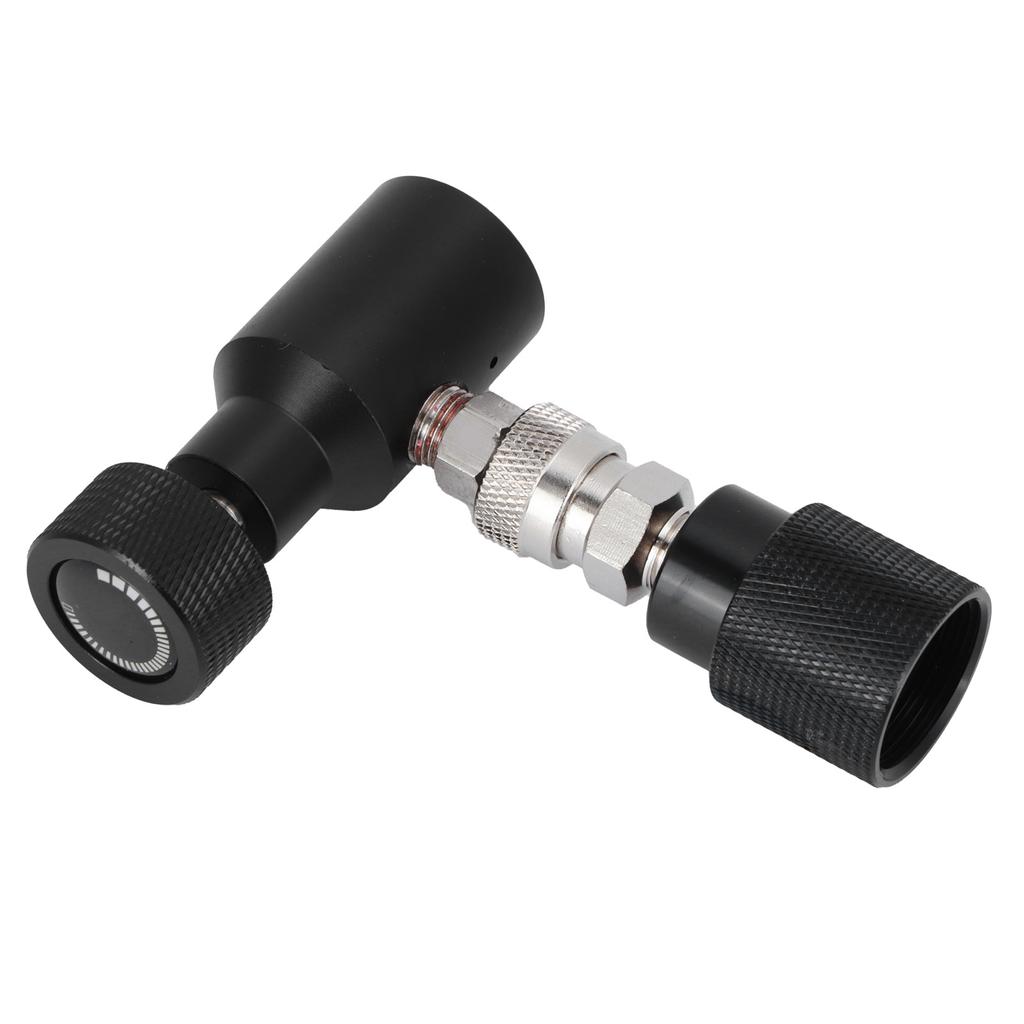 CO2 Cylinder Refill Adapter Soda Connector with W21.8?14 Fit for Soda Club Black