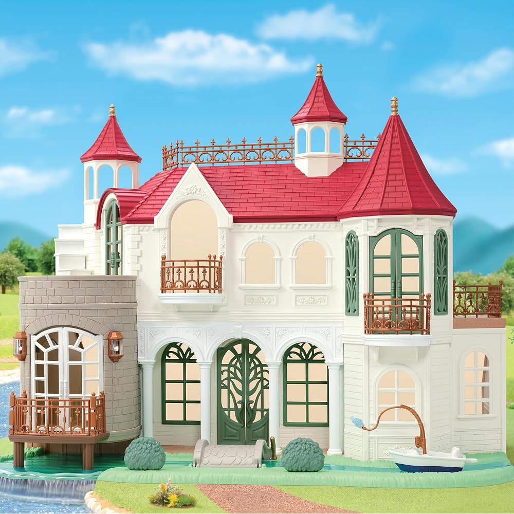 EPOCH Sylvanian Families Sparkling Waterside Red Roof House