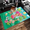 1 шт. Ковер с принтом Lalaloopsy - Мягкий, Моющийся, Нескользящий Коврик для Помещений для Офисных Стульев, Гостиной, Домашнего Офиса, Декоративный Ковер