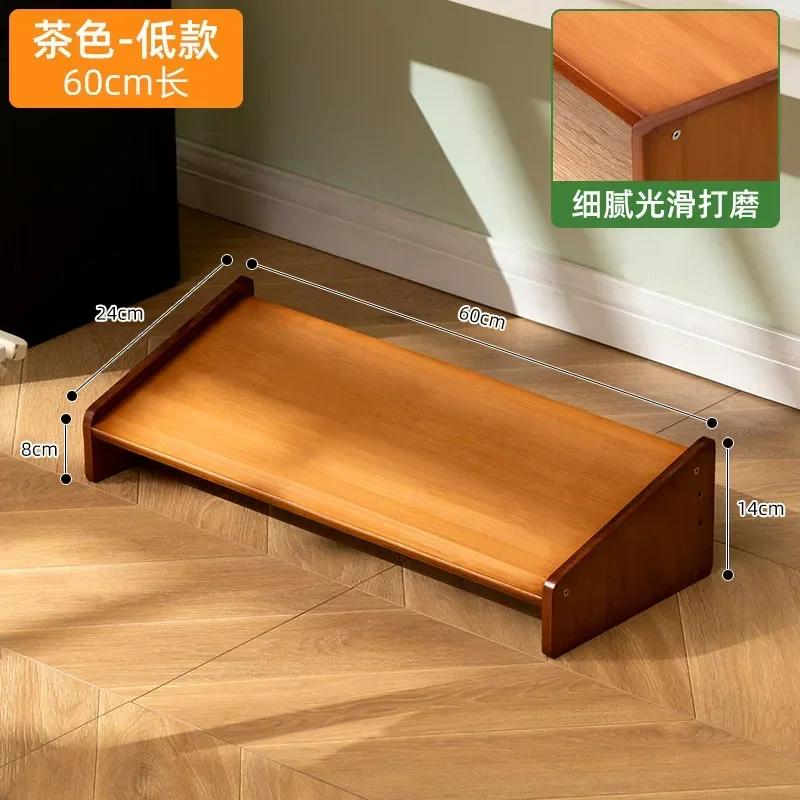 Подставка для ног Простой современный офисный стол Подставка для ног Ванная комната Туалет Деревянная подставка для ног Бытовая подставка для ног Подставка под стол