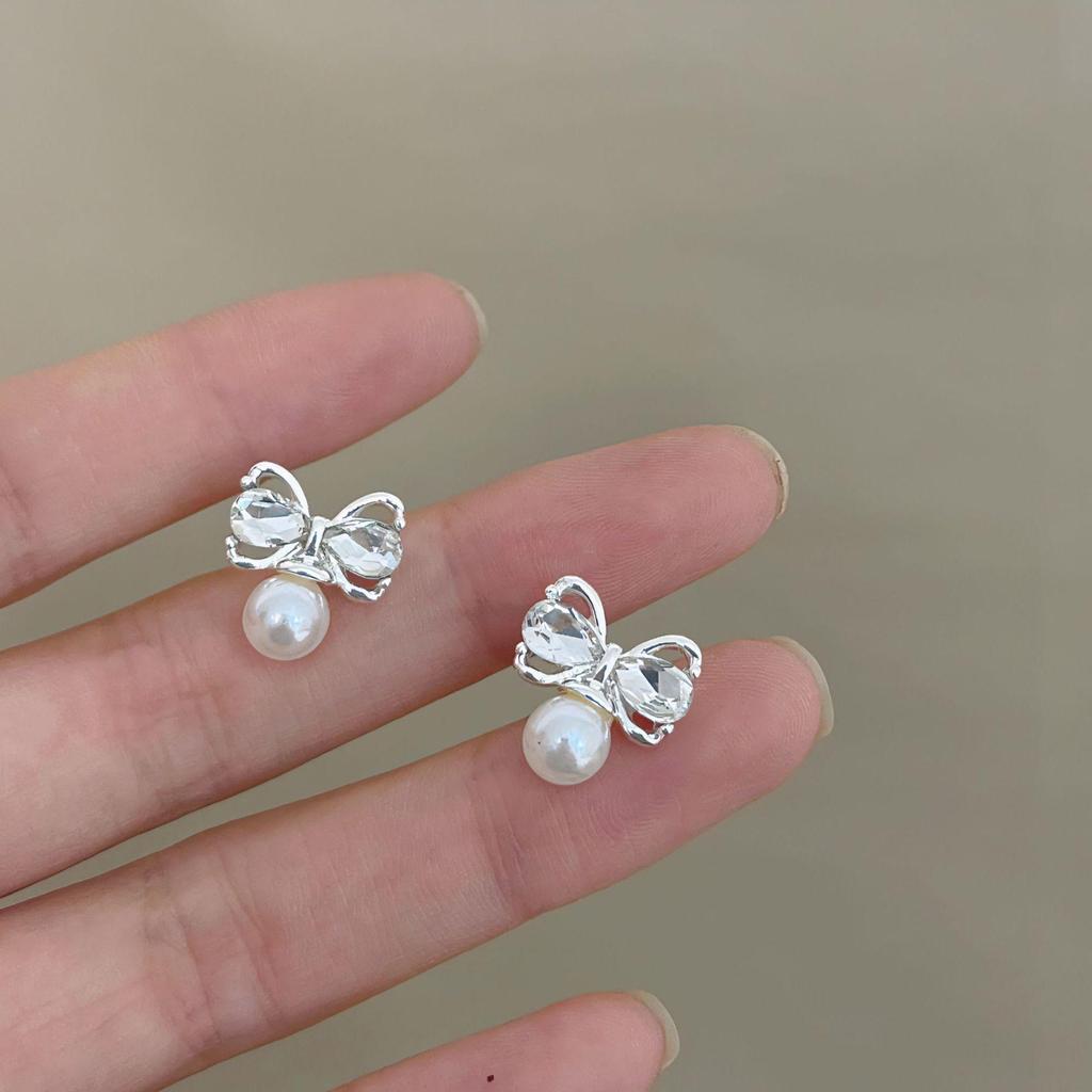 «Серьги-иглы Майяра 925»: "Янтарный жемчуг в стиле ретро для осени/зимы"