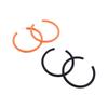 Simple Candy Color Personality Geometric Round Earrings Women Jewelry Hoop Earrings C-shaped