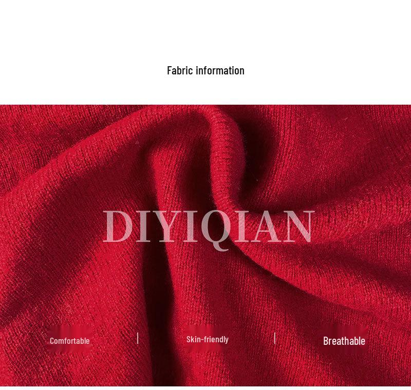 DIYIQIAN Women's Elegant Wool Knit Crew Neck Cardigan - Short Autumn/Winter Top