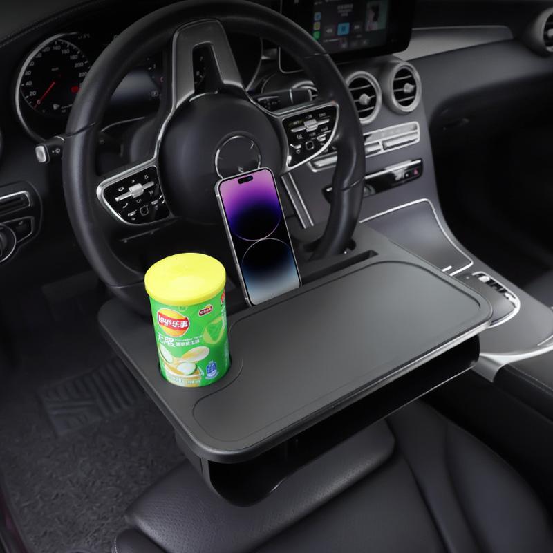 Настольная доска для автомобиля, портативная дорожная стойка для хранения вещей в автомобиле, поднос для напитков, автомобильный руль, обеденный стол, органайзер для автомобильного сиденья