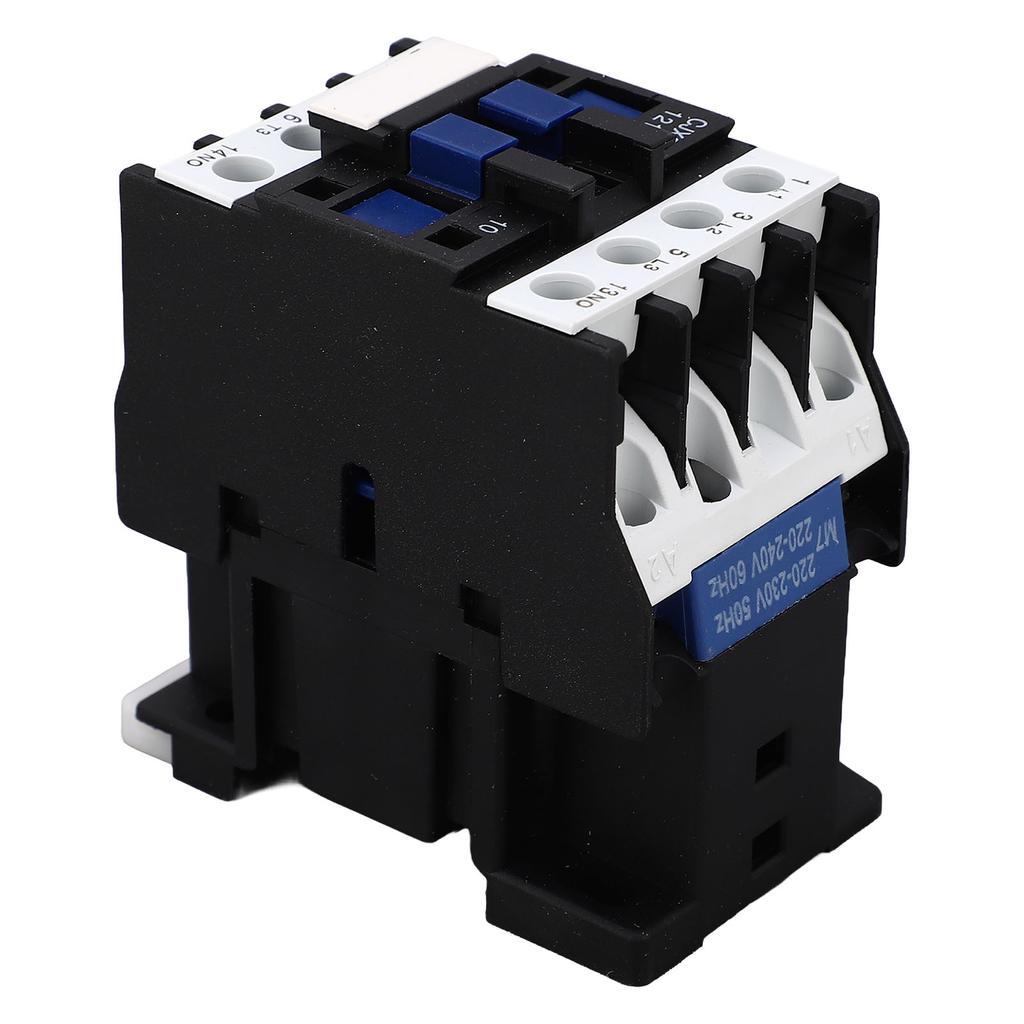 Контактор переменного тока 220 В 3P 1NO 12A рейка серебряный контакт низковольтный контроллер двигателя