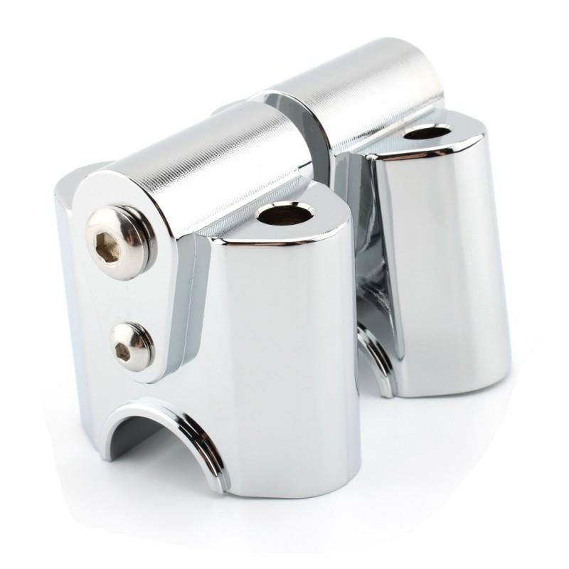 BMW R18 Custom Handlebar Risers Relocation Kit Chrome Finish Comfort Grip Mount Dreamer Edition