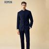ROMON Мужской костюм-тройка в китайском стиле с воротником-стойкой