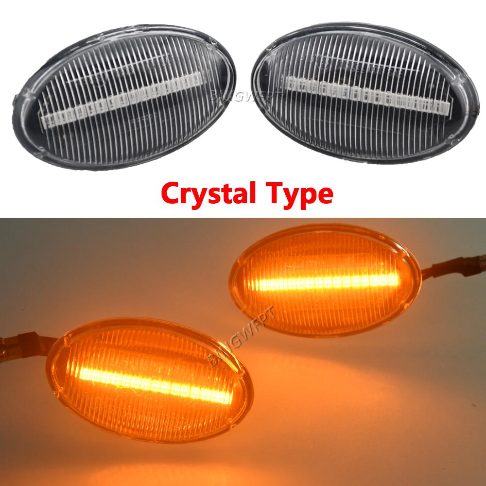 2PCS Repeater Signal Lamps For Mercedes Benz Vito W639 2003-2014 Dynamic LED Car Side Marker Lights