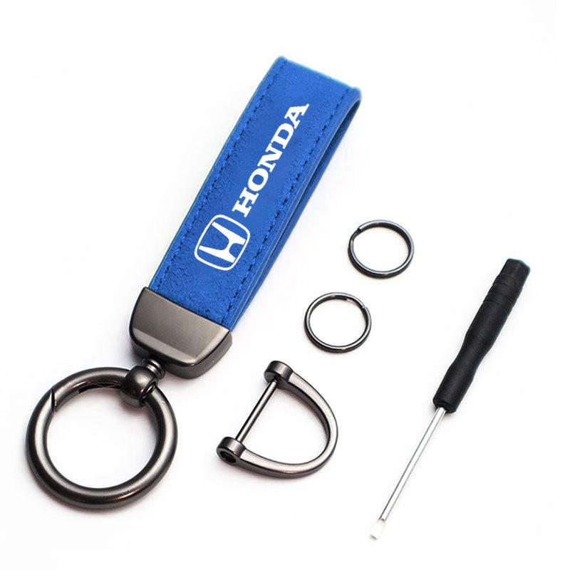 Car Keychain Key Chain Auto Emblem Key Ring Accessories For Honda Civic FIT Accord Prelude CRV 5th City CRZ CRX Jazz HRV Pilot EB1
