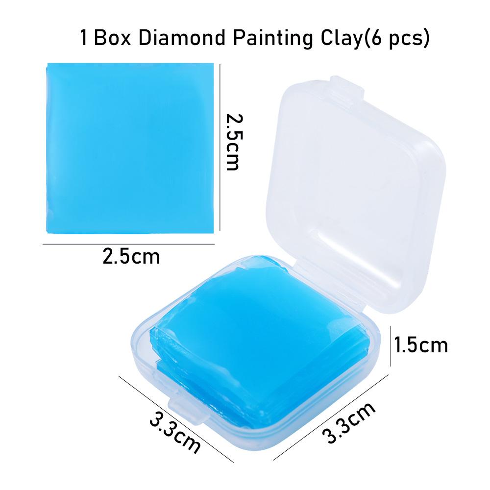 Painting Tools with Storage Box Drilling Mud Painting Wax Painting Clay Art Glue