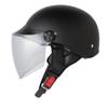 ISHINO SHOKAI ISN ШЛЕМ Полушлем Совместим до 125 куб.см Бесплатный чем Половина Матовый черный ISN777 ISN21103 (менее 57-60см)