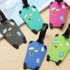 Novelty Strong Luggage Tag Pvc Silicone Letter Suitcase Name Address Id Tag Holiday Travel Handbag Label Suitcase Accessories