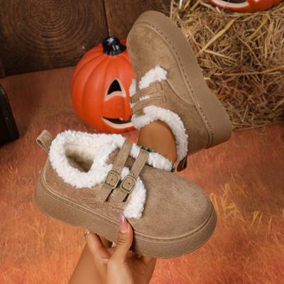 Новый стиль модной и повседневной женской обуви с толстой подошвой, зимние ботинки и хлопковые ботинки на шнуровке