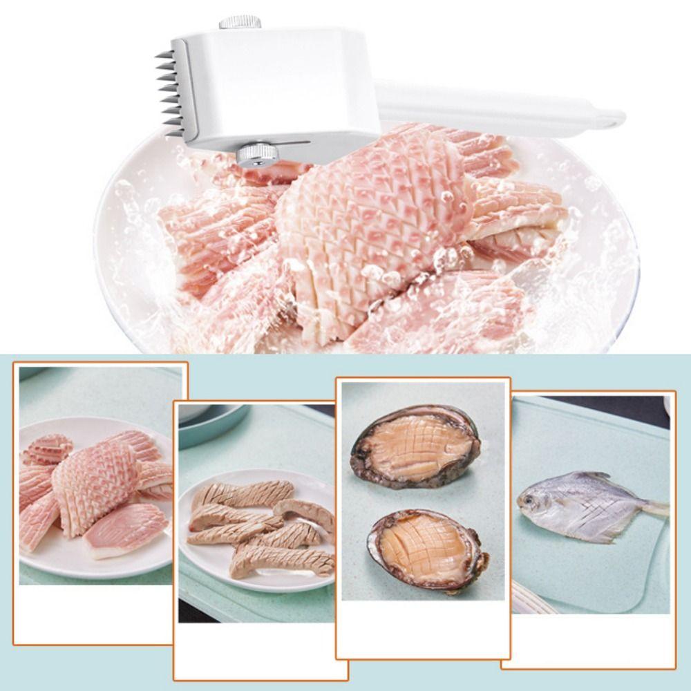 Portable Cuttlefish Cutter Adjustable Depth Pig Skin Chicken Cutter For Seafood Squid