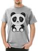 Panda I Mens T-Shirt Comic Look Bear Bear Cutie Cute Cartoon Sweet Fun