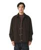 Hybrid Wool Coach Jacket Dark Size L JK-25AU013, Outerwear, Men's/Women's, Brown,