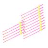 15Pcs Set Mini Winter Ice Fishing Rod Front End Section Pole Tip Fishing Accessories12CM