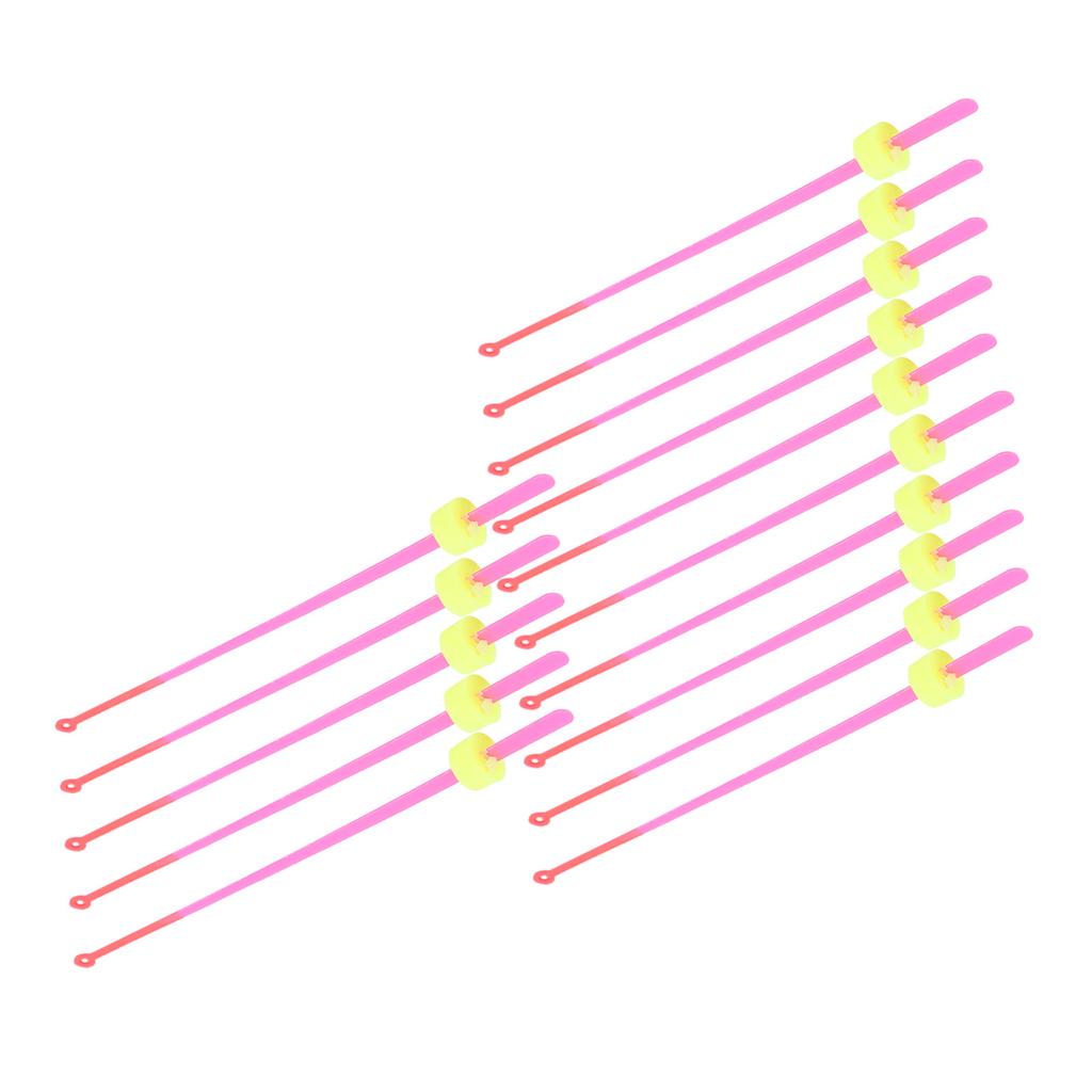 15Pcs Set Mini Winter Ice Fishing Rod Front End Section Pole Tip Fishing Accessories12CM