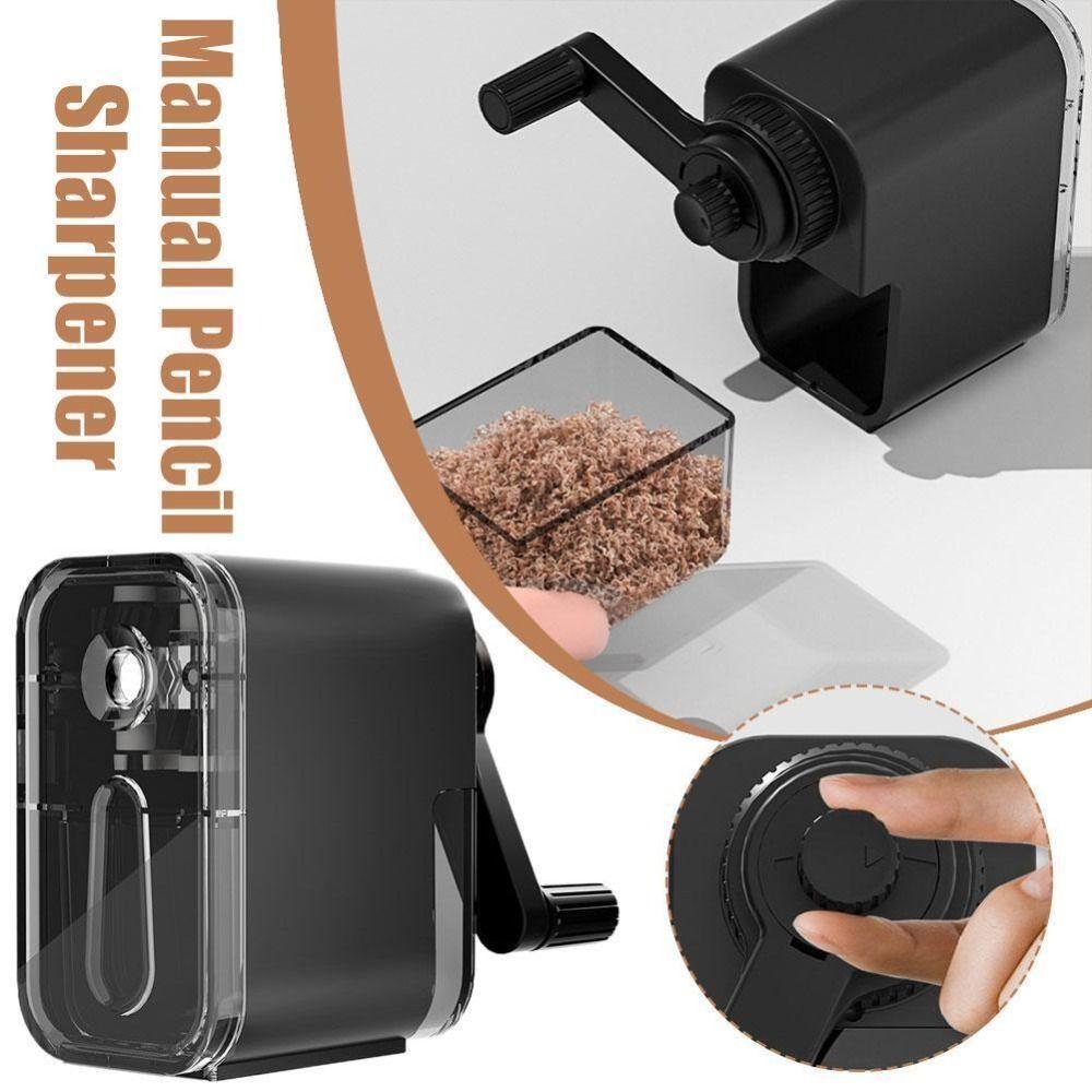 Автоматически входит в инструмент для заточки карандашей с грифелем, предотвращающий прилипание грифеля, механический инструмент с ручным приводом