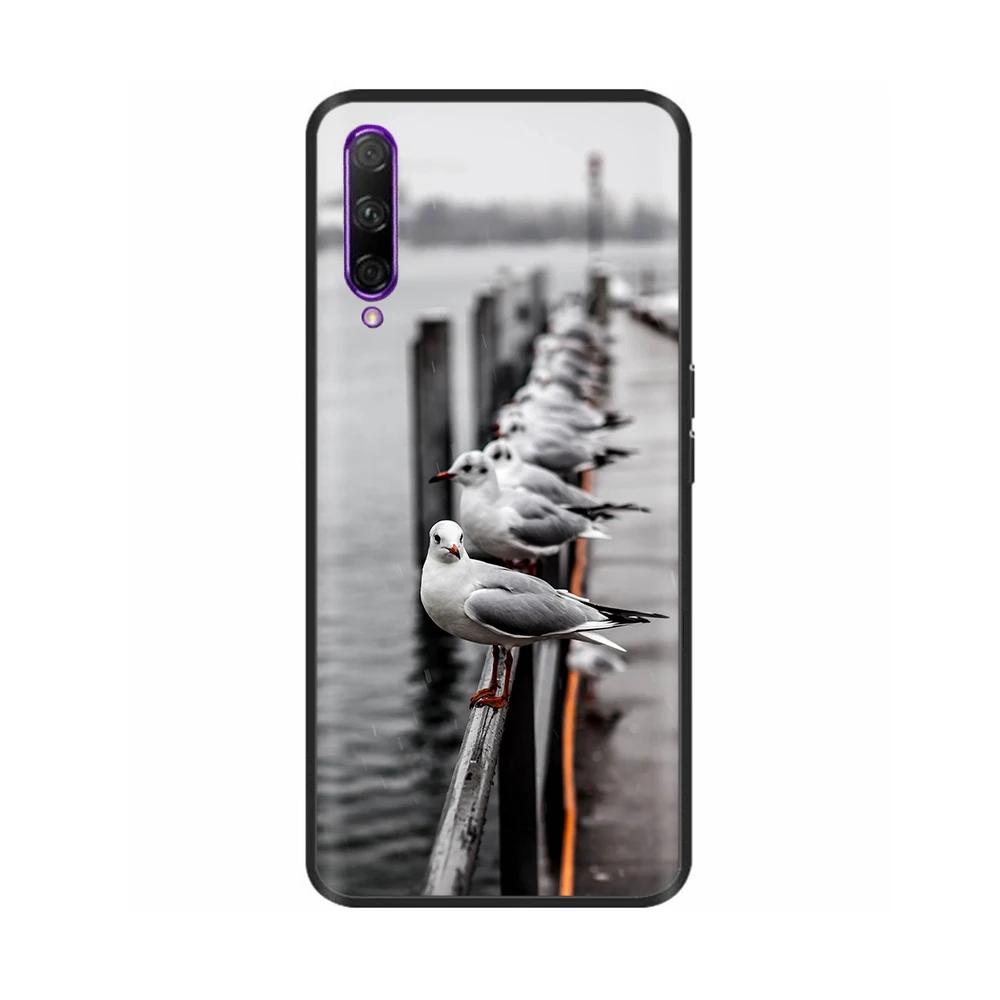 Черный силиконовый чехол для Huawei P Smart Pro Чехол Милый мягкий чехол для Huawei P Smart Pro Fundas PSmart Pro Защитная оболочка Capas