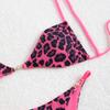 New Leopard Print Sexy Bikini Suspender Swimsuit Women's High-end Beach Hot Spring Swimsuit