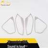 18-Model Compatible Stainless Steel Car Speaker Cover with Bright Ring Trim