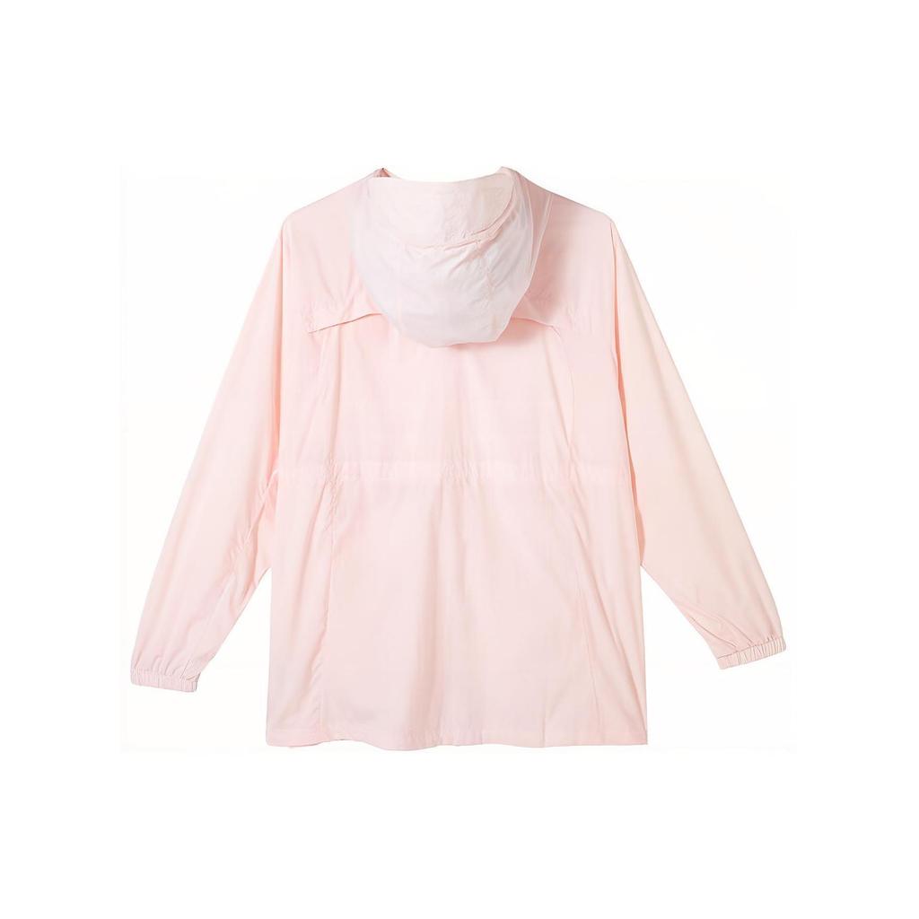 Puma UV Windbreaker Solid Color Casual Woven Hooded Long Sleeve Jacket Women Jackets Light-Pink 628375-67