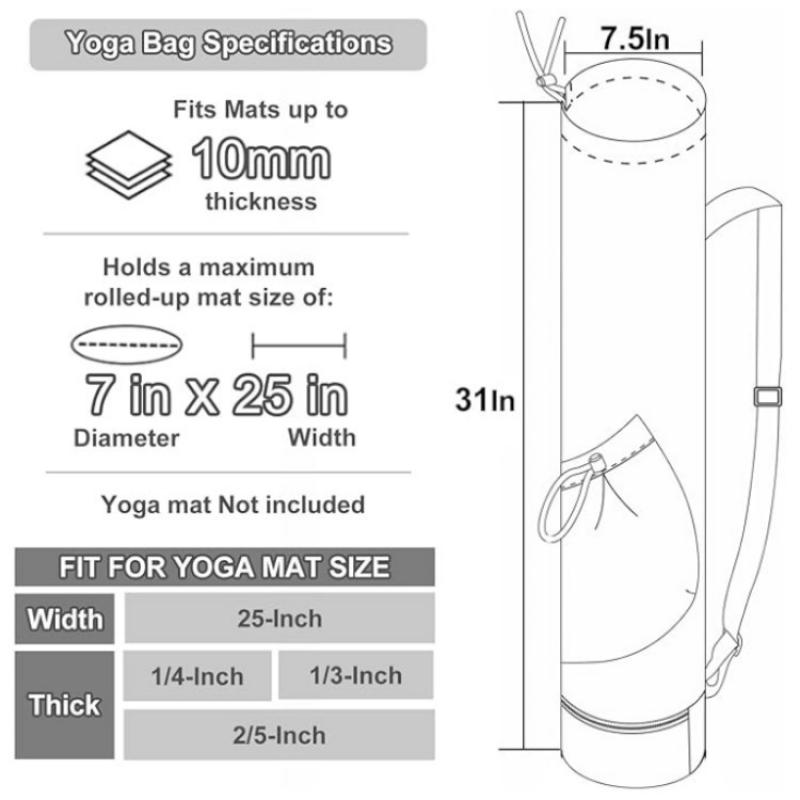 Backpack Yoga Bag Yoga Mat Bag Sports Bag Pilates Mat Fitness Dance Gym Mat Cover Outdoor Travel Storage Sport Gym Bags