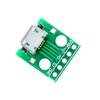 MICRO USB TurnDip USB Type B Mike5p Поверхностный монтаж к Прямому штекеру Панель управления Припаянная Розетка