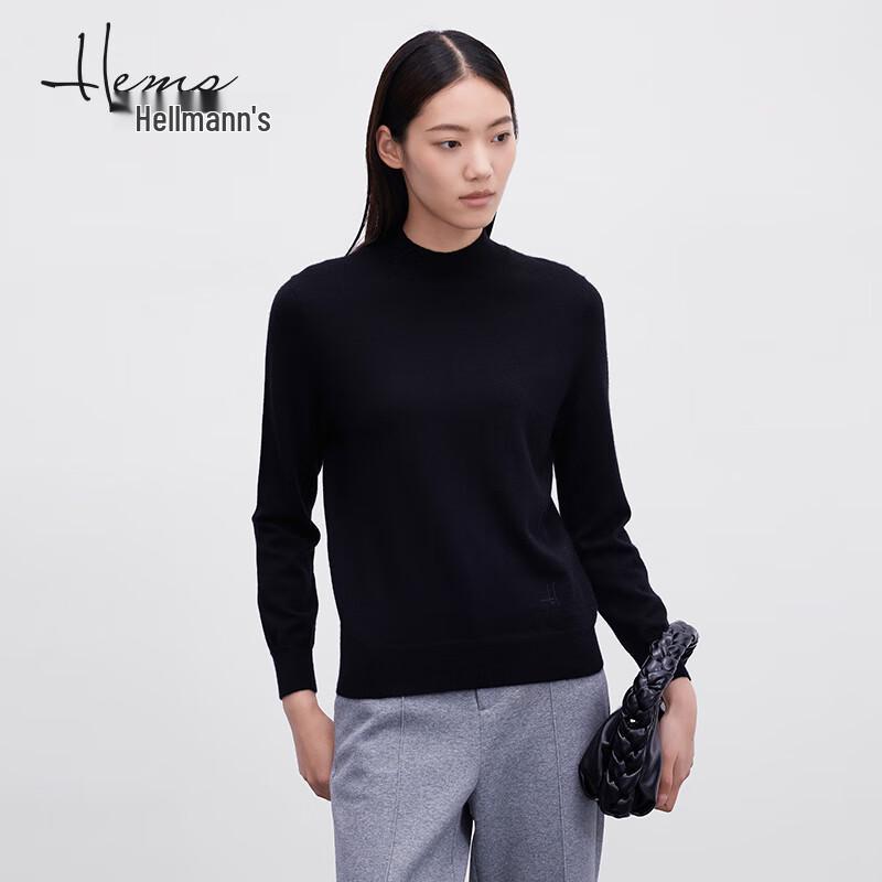 Haier Mans Women's Half-High Collar Long Sleeve Cashmere Sweater